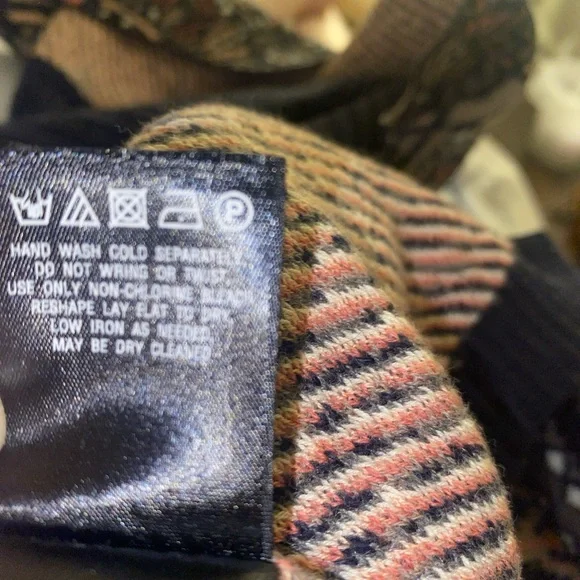 Anthropologie Moth Imperial Garden Cowl Neck Tunic/Dress Sweater L - Picture 15 of 15